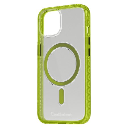 Cellhelmet Magnitude MagSafe Case for Apple iPhone 14, Electric Lime C-MAG-I14-6.1-EL